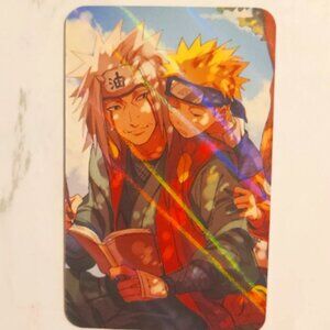 Holographic Anime Cards Naruto Gaming and Collectors Cards set of 3